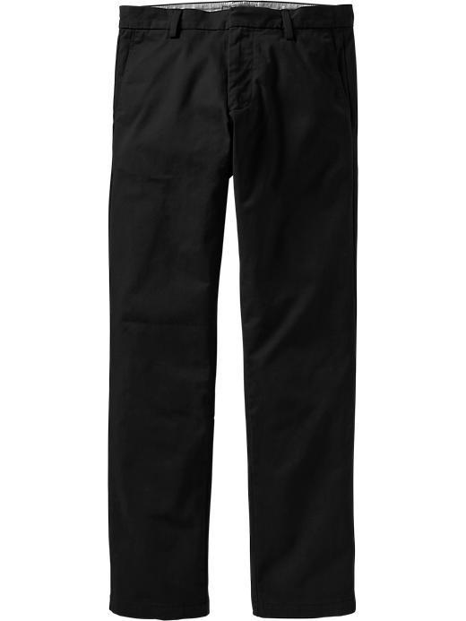 Old Navy Mens New Slim Fit Classic Khakis - Black Jack