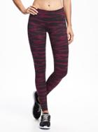 Old Navy Go Dry Mid Rise Printed Compression Leggings For Women - Red Camo