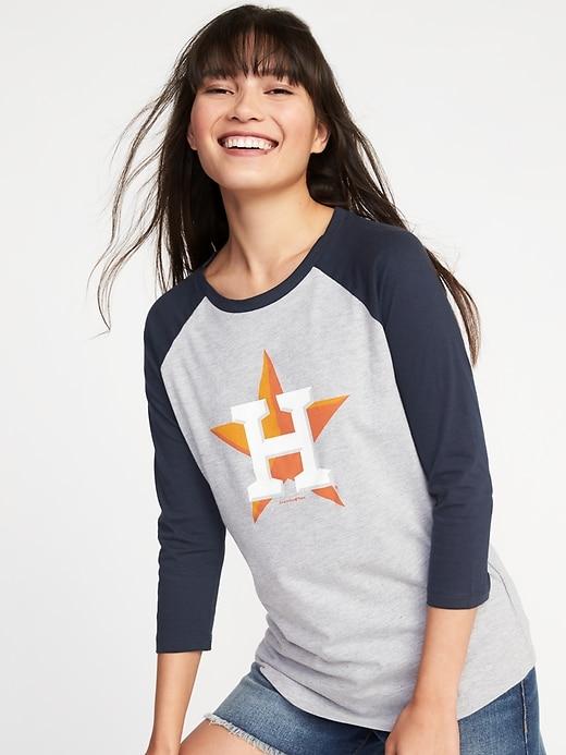 Old Navy Womens Mlb Team Tee For Women Houston Astros Size L