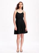 Old Navy Embroidered Cami Dress For Women - Black