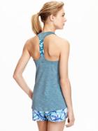 Old Navy Womens Go Dry Racerback Tanks Size M - Wineglass Bay
