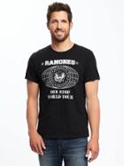 Old Navy Ramones Non Stop World Tour Tee For Men - Blackjack
