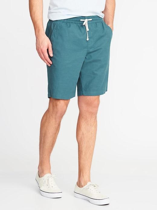Old Navy Mens Built-in Flex Drawstring Jogger Shorts For Men (9) Dark Teal Size M