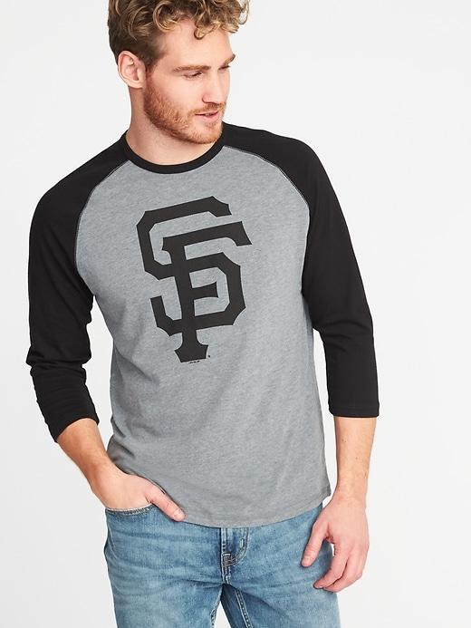 Old Navy Mens Mlb Team Raglan-sleeve Tee For Men San Francisco Giants Size Xl