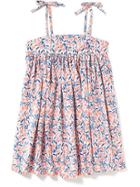 Old Navy Patterned Flare Dress - Floral Graphic
