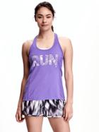 Old Navy Go Dry Run Performance Tank For Women - Greedy Grape