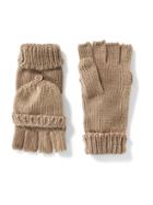 Old Navy Honeycomb Knit Convertible Gloves For Women - Darkest Hour