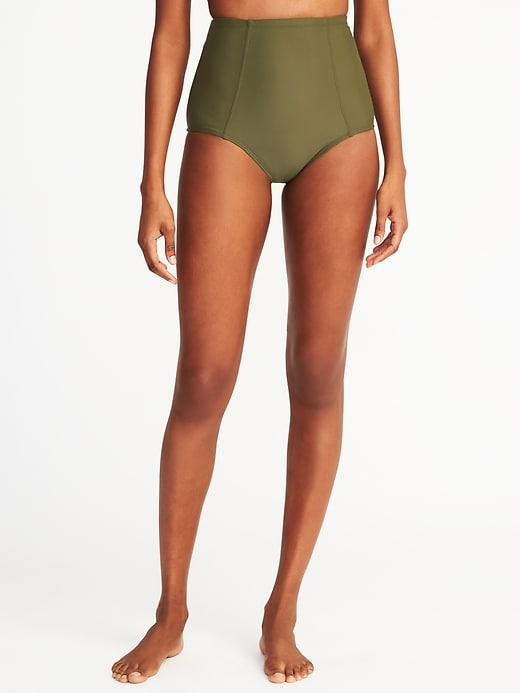 Old Navy Womens High-waist Swim Bottoms For Women Hunter Pines Size Xs