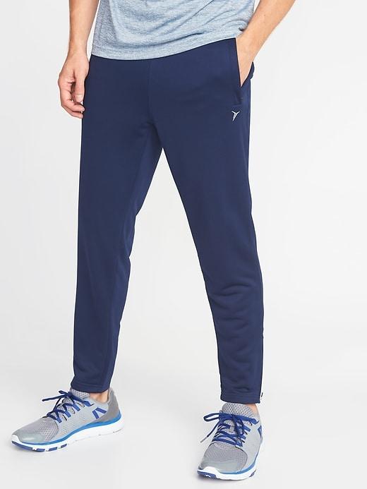 Old Navy Mens Go-dry French-terry Run Pants For Men Blue Size Xs