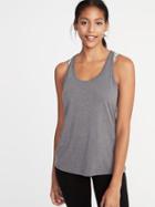 Old Navy Womens Racerback Performance Tank For Women Carbon Size Xs