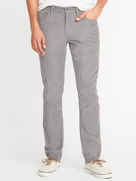 Old Navy Mens Slim Built-in Flex Five-pocket Cords For Men Seal Size 38w