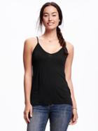 Old Navy Relaxed V Neck Cami For Women - Black