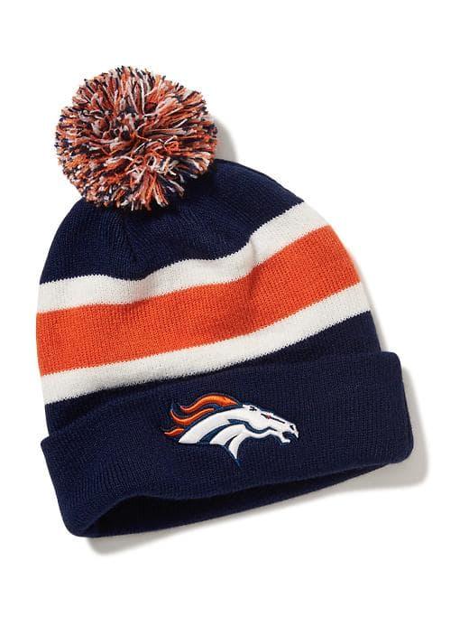 Old Navy Nfl Team Pom Pom Beanie For Adult - Broncos