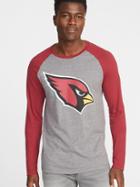 Old Navy Mens Nfl Graphic Raglan Tee For Men Cardinals Size S