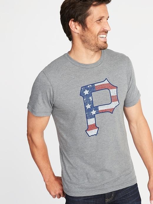 Old Navy Mens Mlb Americana Team Tee For Men Pittsburgh Pirates Size S