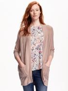Old Navy Open Knit Cocoon Cardi For Women - Touch Of Pink