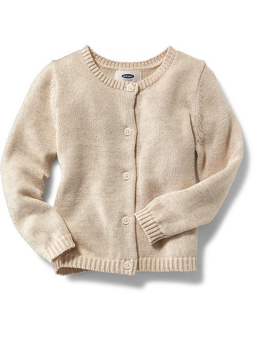 Old Navy Sparkle Cardigan - Heather Oatmeal