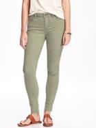 Old Navy Mid Rise Rockstar Skinny Jeans For Women - Leaf Me Alone