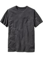 Old Navy Mens Crew Neck Pocket Tee Size Xxl Big - Charcoal Gray