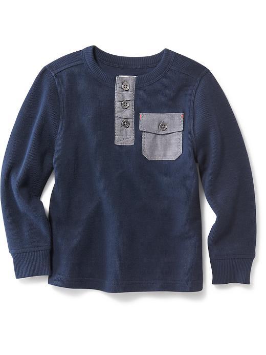 Old Navy French Rib Crew Neck Tee Size 12-18 M - Ink Blue