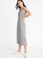 Old Navy Womens Sleeveless Jersey Midi Dress For Women Heather Gray Size Xl