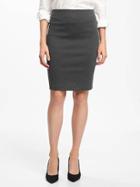 Old Navy Ponte Knit Pencil Skirt For Women - Dark Heathered Gray