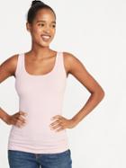First-layer Fitted Rib-knit Tank For Women