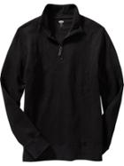 Old Navy Mens Rib Knit Zip Neck Pullovers Size Xxxl Big - Black