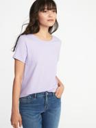Old Navy Womens Everywear Crew-neck Tee For Women Lavender Haven Size Xs