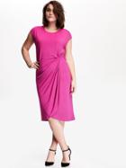 Old Navy Sleeveless Knit Plus Size Shift Dress Size 1x Plus - Fuchsia Revenue