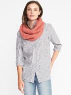 Old Navy Lightweight Rib Knit Infinity Scarf - Apple Guava