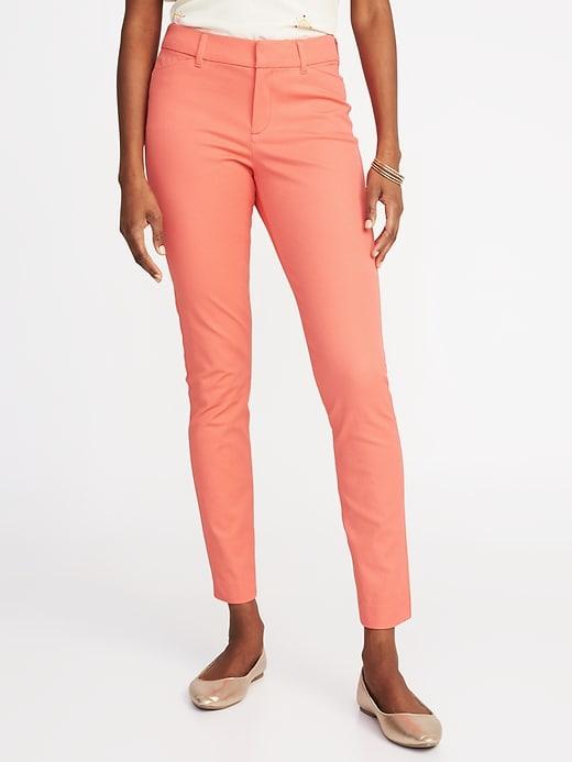 Old Navy Womens Mid-rise Pixie Ankle Pants For Women Briquette Size 8