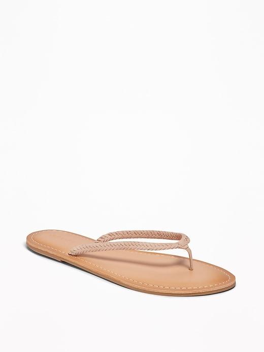 Old Navy Womens Braided Capri Sandals Blush Size 9