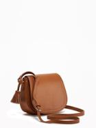 Old Navy Mini Saddle Bag For Women - Cognac Brown