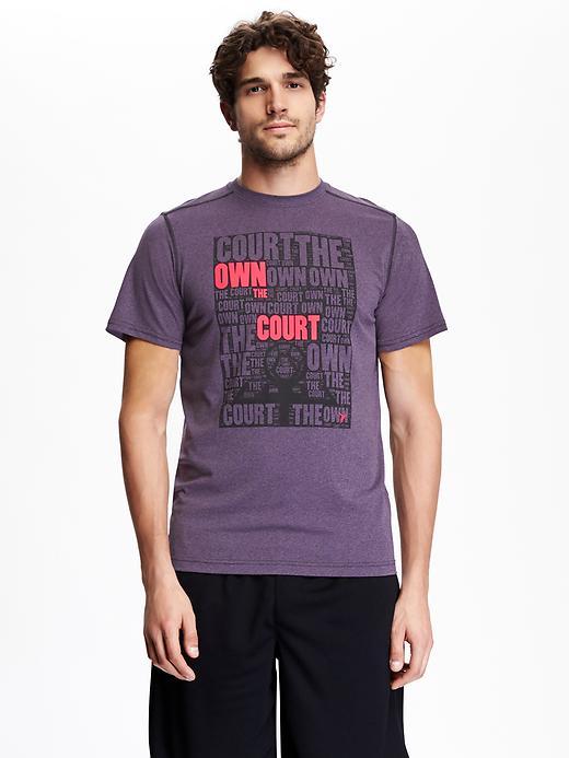 Old Navy Go Dry Short Sleeve Graphic Tee Size Xxxl Big - We The Purple