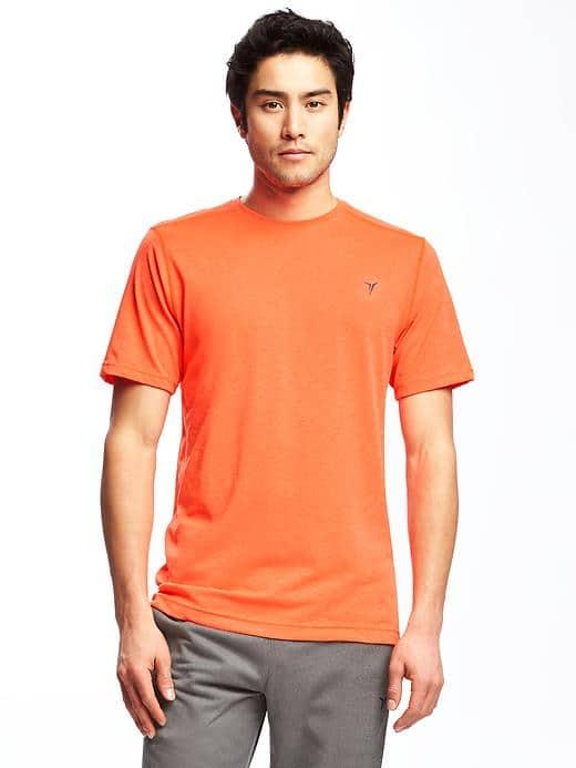 Old Navy Go Dry Cool Eco Train Tee For Men - Bright Orange