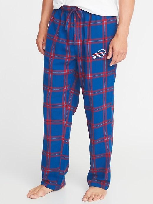 Old Navy Mens Nfl Team-graphic Flannel Sleep Pants For Men Buffalo Bills Size S