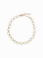 Old Navy Circle Link Choker Necklace For Women - Gold