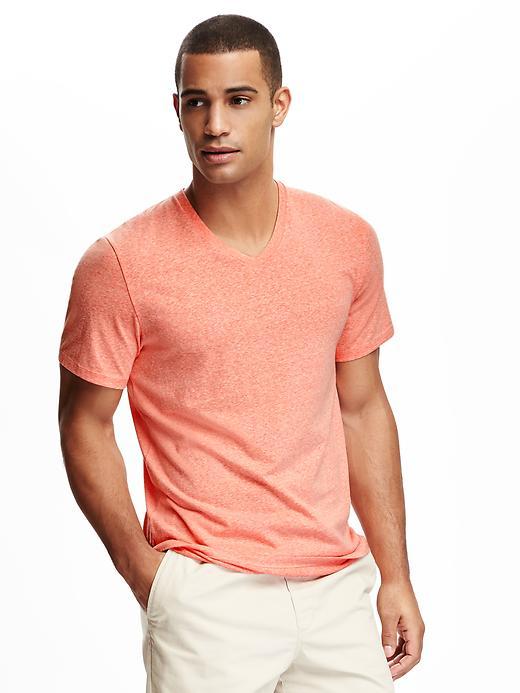 Old Navy V Neck Tee For Men - Coral Arrangement