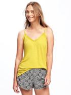Old Navy Relaxed Lace Trim Sleep Cami For Women - Out On A Lime