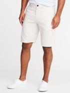 Old Navy Mens Ultimate Slim Built-in Flex Linen-blend Shorts For Men (10) Canvas Size 34w