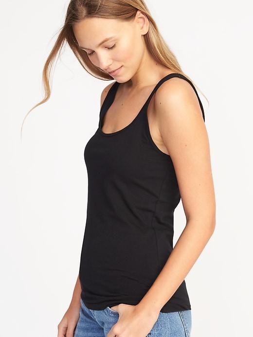Old Navy Womens First-layer Fitted Tank For Women Black Size Xs
