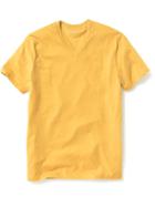 Old Navy Soft Washed V Neck Tee For Men - Yellow