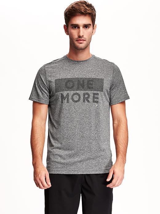 Old Navy Regular Fit Go Dry Graphic Tee Size Xxl Big - Heather Gray