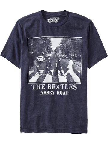 Old Navy Old Navy Mens The Beatles Abbey Road Tees