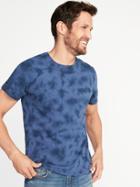 Old Navy Mens Tie-dye Pocket Tee For Men Blue Size Xxl