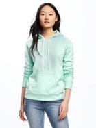 Old Navy Relaxed Fleece Pullover Hoodie For Women - Mini Mint