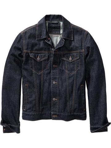 Old Navy Mens Denim Jackets - Rinse