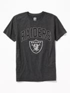 Old Navy Mens Nfl Team Graphic Tee For Men Raiders Size M