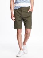 Old Navy Ripstop Utility Shorts For Men 10 - Forest Floor